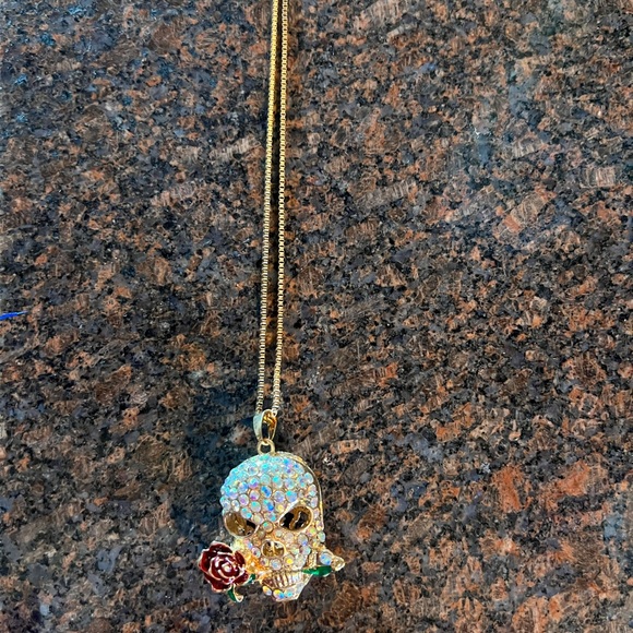 BETSEY JOHNSON Necklace, Perfect for Dia de Los Muertos and Halloween! - Picture 6 of 12